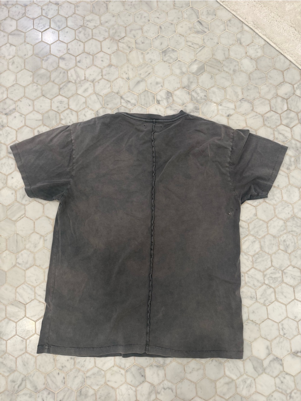 Anine Bing Charcoal Gray Tee - Picture 3 of 5